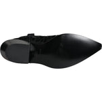Dolce & Gabbana Black Gray Leopard Cowboy Boots Shoes LA11525#1-38.5
