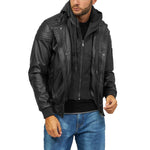 Yes Zee Black Polyethylene Jacket YE-13676-XL