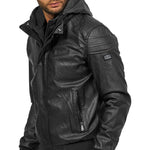 Yes Zee Black Polyethylene Jacket YE-13676-XL