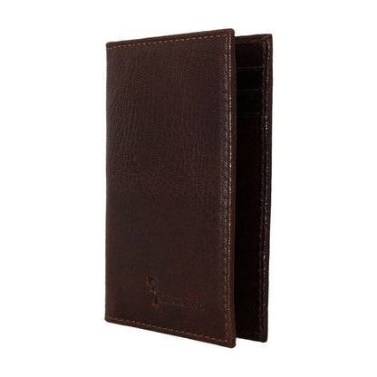 Billionaire Italian Couture Brown Leather Bifold Wallet Wallet