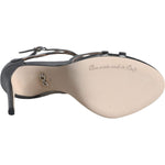 Dolce & Gabbana Silver Keira Leather Heels Sandals Shoes LA11512-40