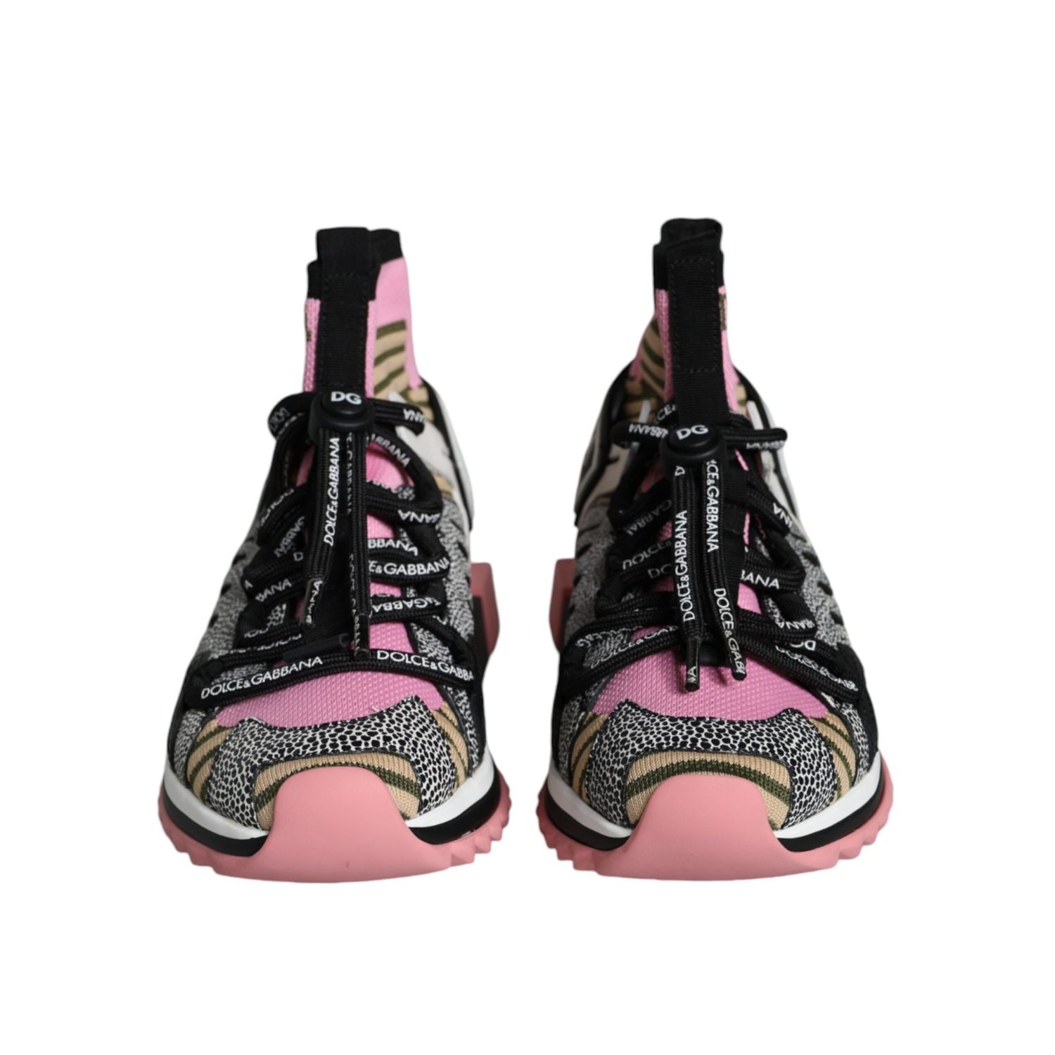 جوارب سورنتو متعددة الألوان من دولتشي آند غابانا بشعار أحذية رياضية