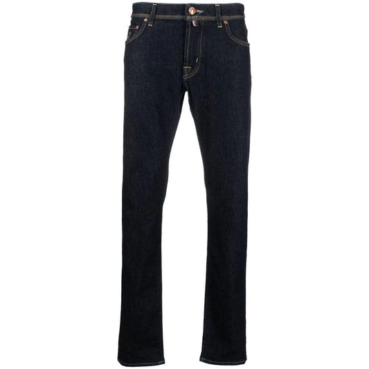 Jacob Cohen Blue Cotton Jeans & Pant Jacob Cohen Black