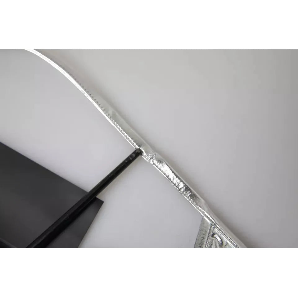 بلوزة قصيرة بدون أكمام من البوليستر باللون الفضي من دولتشي آند غابانا