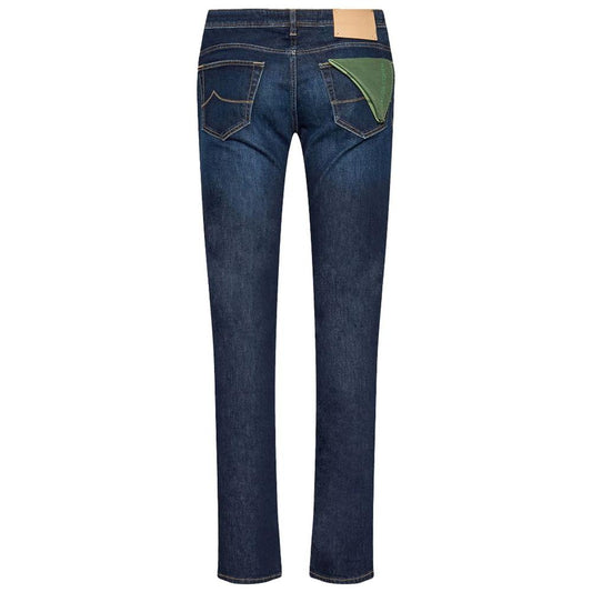Jacob Cohen Blue Cotton Jeans & Pant Jacob Cohen Dark Slate Gray