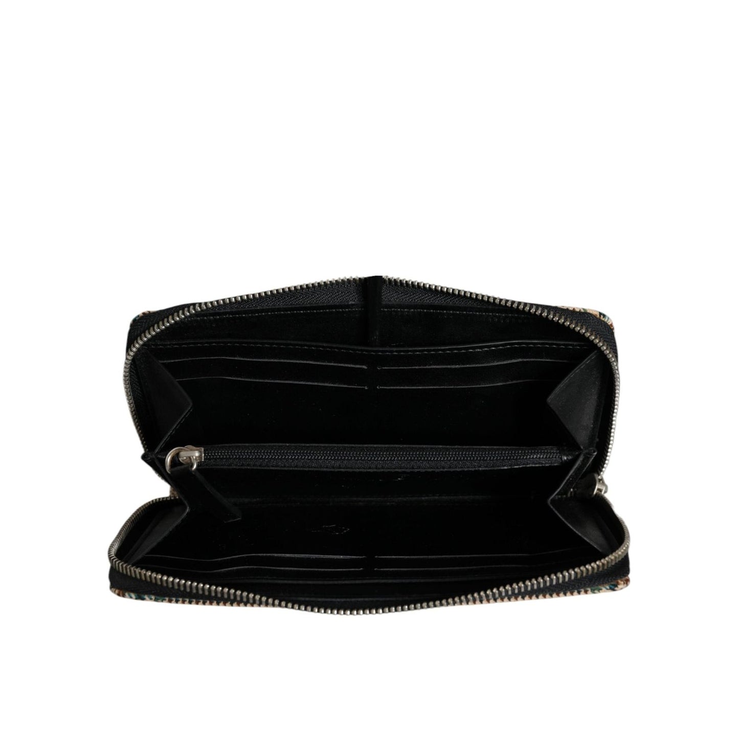 MM6 Maison Margiela Multicolor Houndstooth Continental Zip Around Clutch Wallet