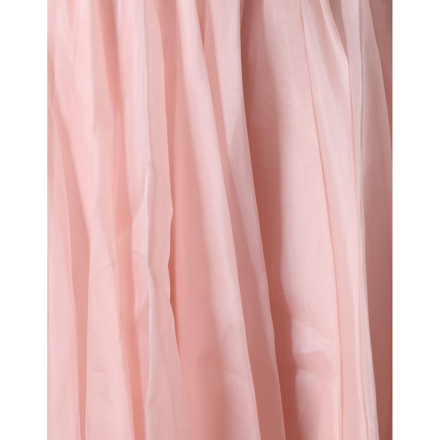 Dolce & Gabbana Pink Silk Strapless Maxi A-line Gown Dress