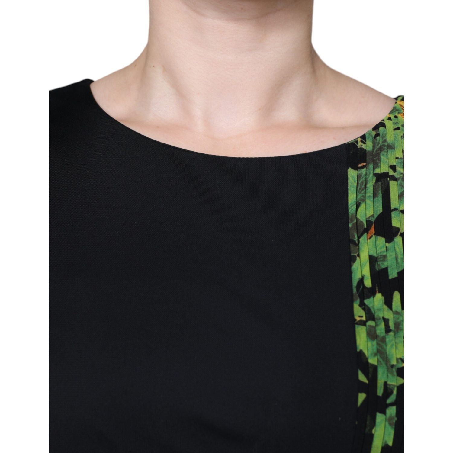 Roberto Cavalli Multicolor Floral Sheath Knee Length Dress