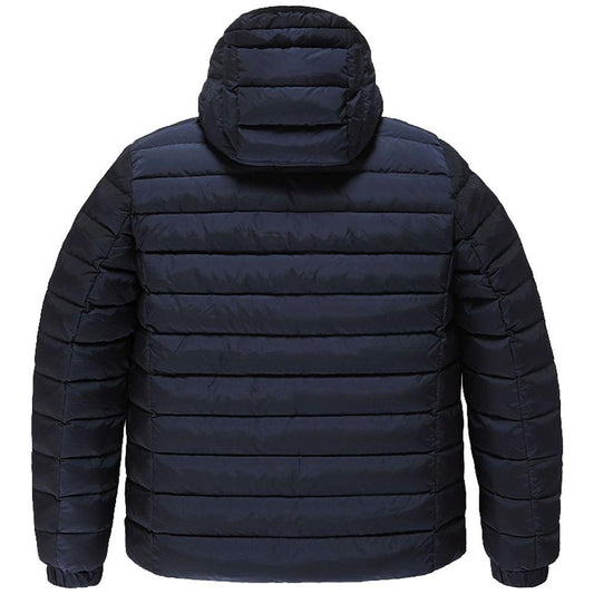 Refrigiwear Blue Nylon Men's Jacket Refrigiwear Dark Slate Gray