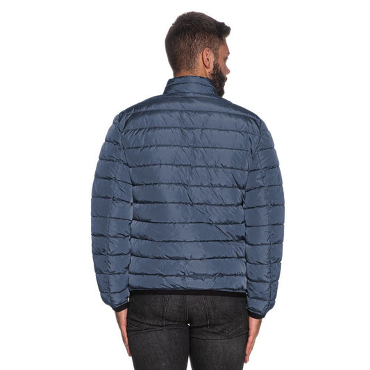 Refrigiwear Light Blue Nylon Men Jacket RE-13987-XL