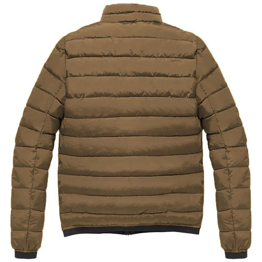 Refrigiwear Brown Nylon Jacket Refrigiwear Dark Olive Green