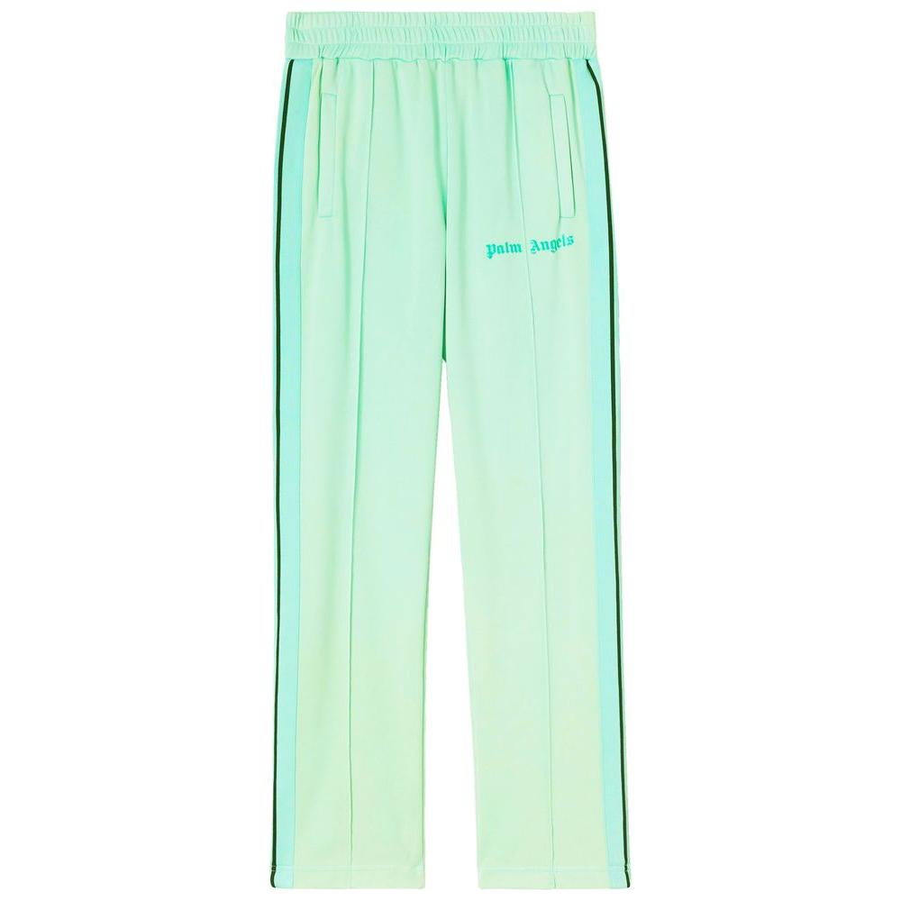 Palm Angels Green Nylon Pant