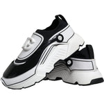 Dolce & Gabbana White Black Logo Plaque Daymaster Sneakers Shoes MV6130-39