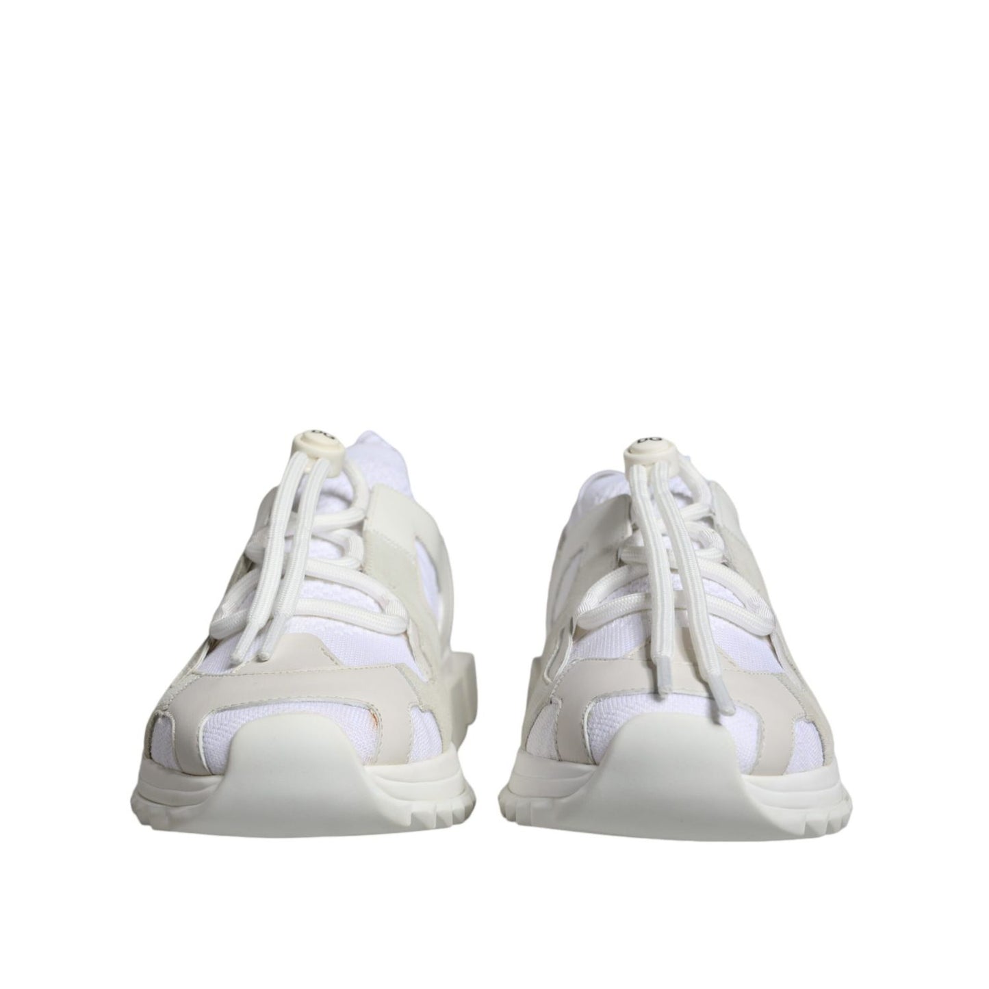 Dolce & Gabbana White Mesh Sorrento Trekking Sneakers Shoes