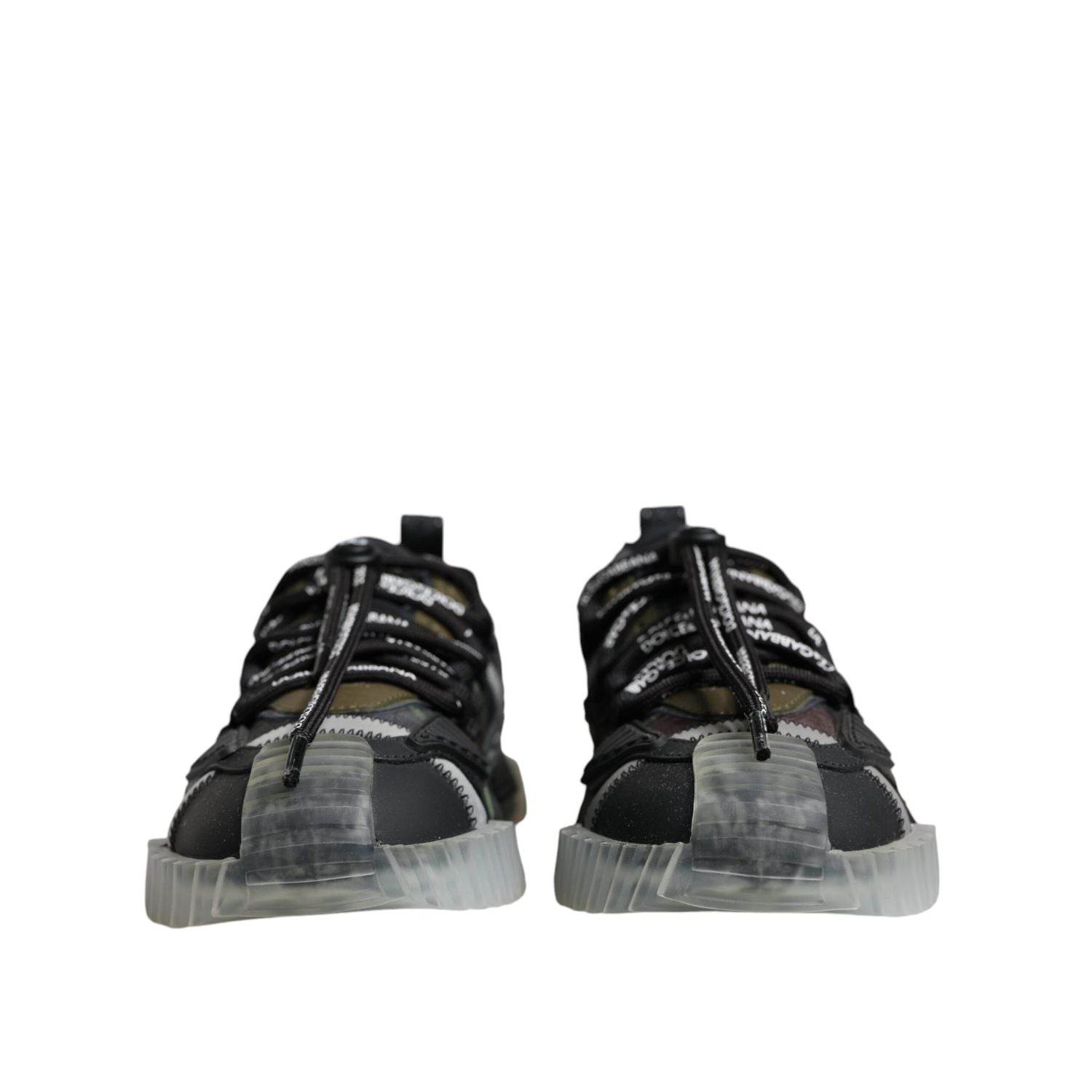 Dolce & Gabbana Multicolor Lace Up Low Top NS1 Sneakers Shoes