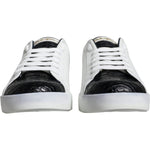 Dolce & Gabbana White Leather Logo Portofino Sneaker Shoes MV6209-40.5