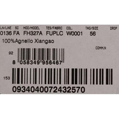 Dolce & Gabbana White Xiangao Lamb Fur Beanie Beanie Hat