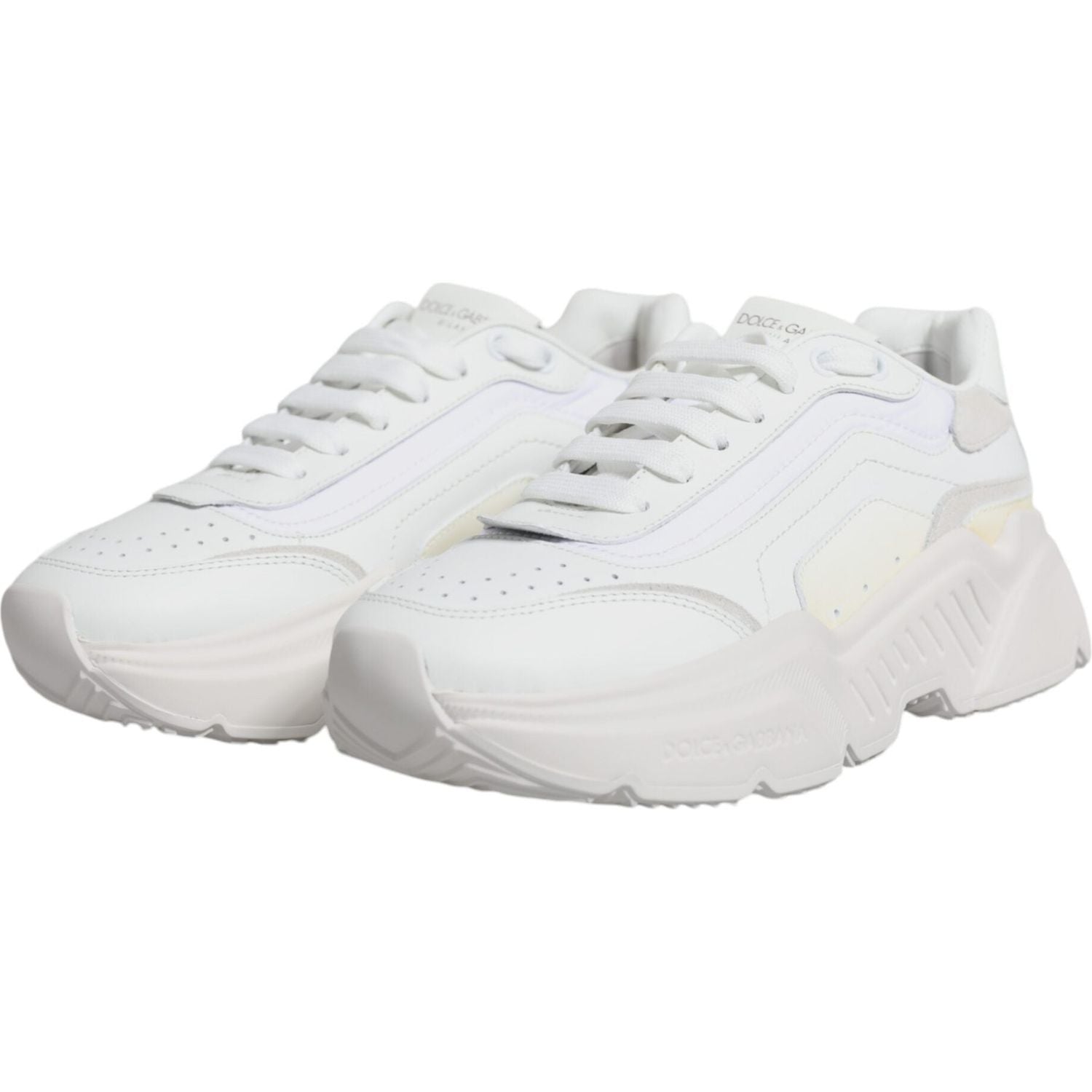 Dolce & Gabbana White Daymaster Low Top Sneakers Shoes