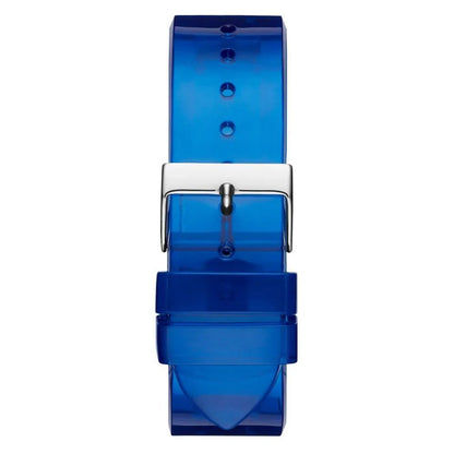 Guess Blue Resin Dress Watch