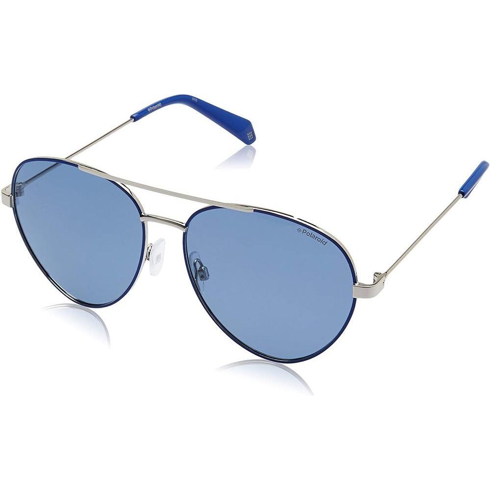 Polaroid Blue Metal Sunglasses