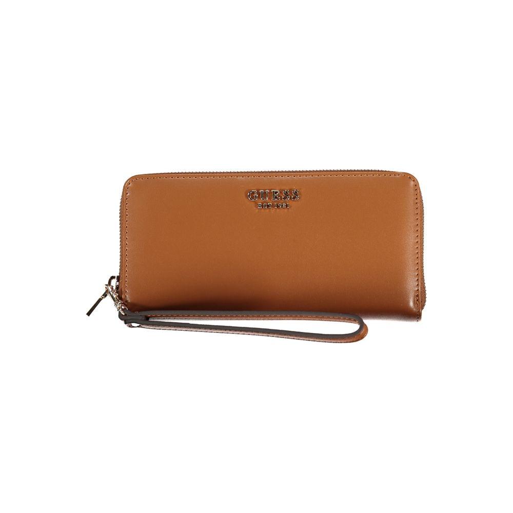 Front view with bag zipped and handles upright.