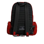 Dolce & Gabbana Red Patent Leather Logo Plaque Backpack Bag BAG4114