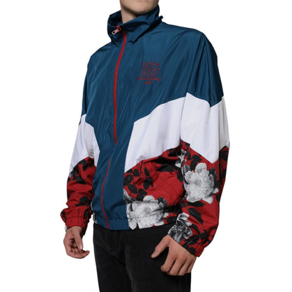 Dolce & Gabbana Multicolor Polyester Full Zip Jacket