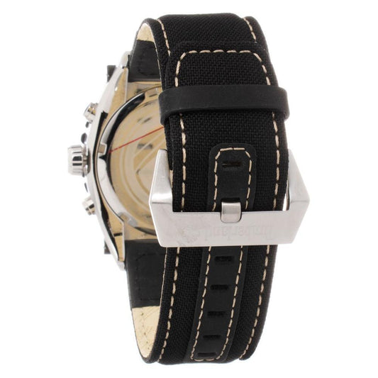 Timberland Black Leather Watch TITBL133317JS11NNNAC