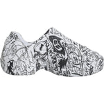 Dolce & Gabbana White Black Graffiti Daymaster Sneakers Shoes MV6242-44
