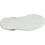 Dolce & Gabbana White Leather Logo Portofino Sneaker Shoes MV6290-39