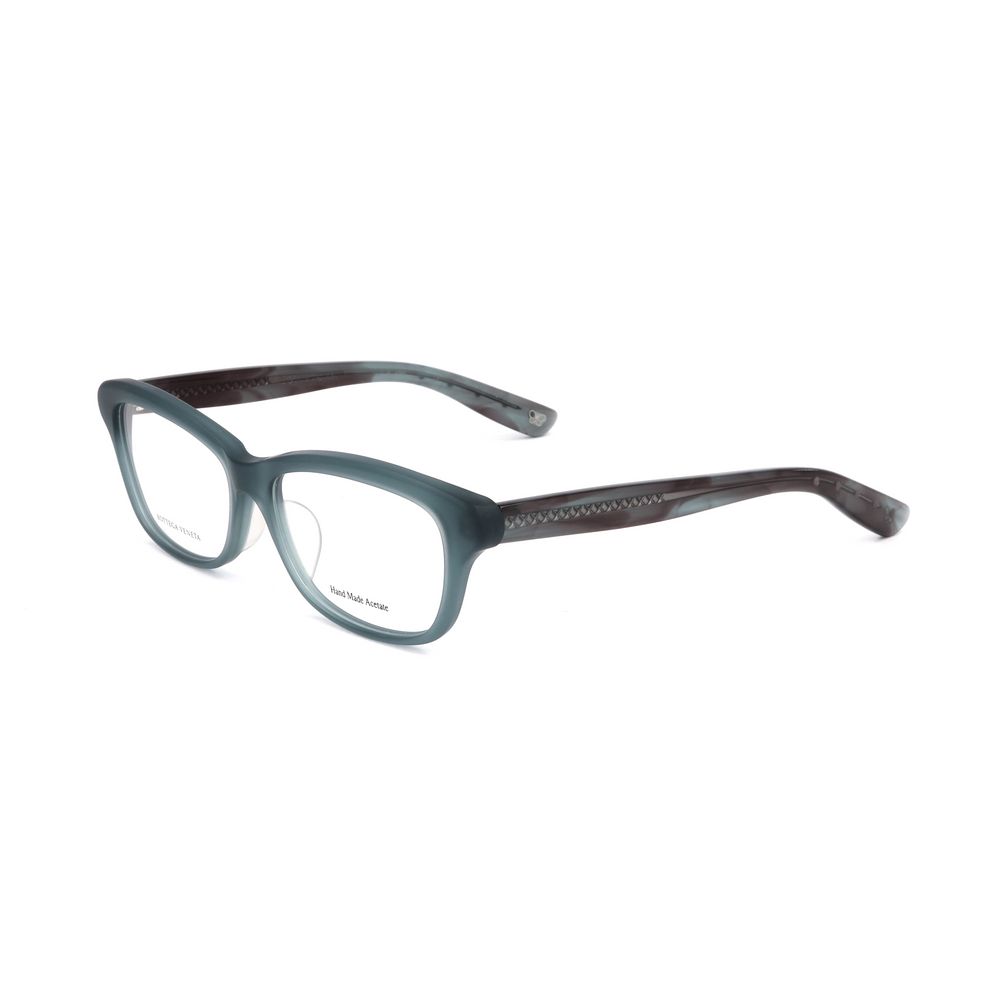 Bottega Veneta Bicolor Acetate Frames in semi-matte blue and blue havana lens 52mm, bridge 14mm, temple 0mm made of acetate.