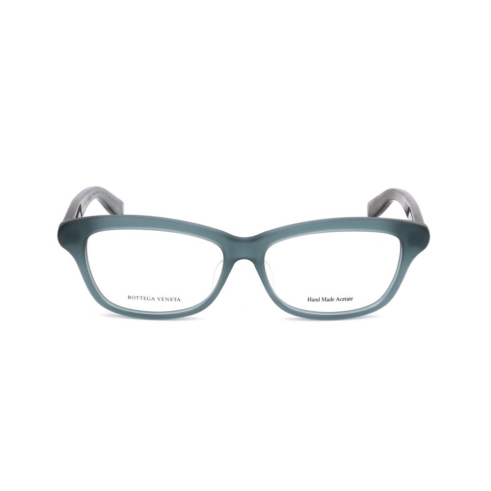 Bottega Veneta Bicolor Acetate Frames for women in semi-matte blue and blue Havana with 52/14/0mm measurements.