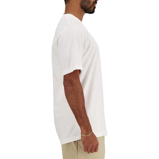 New Balance White Cotton T-Shirt New Balance Sienna
