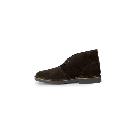 Clarks Brown Leather Boot Clarks Black