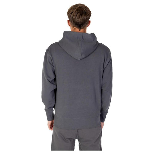 Hugo Boss Gray Cotton Sweater Hugo Boss Dim Gray