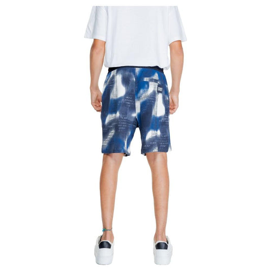 Armani Exchange Blue Cotton Short Armani Exchange Dark Slate Blue