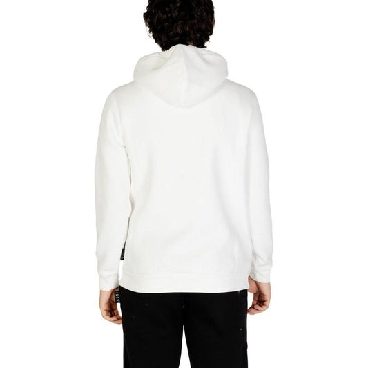 Icon White Cotton Sweater Icon Black