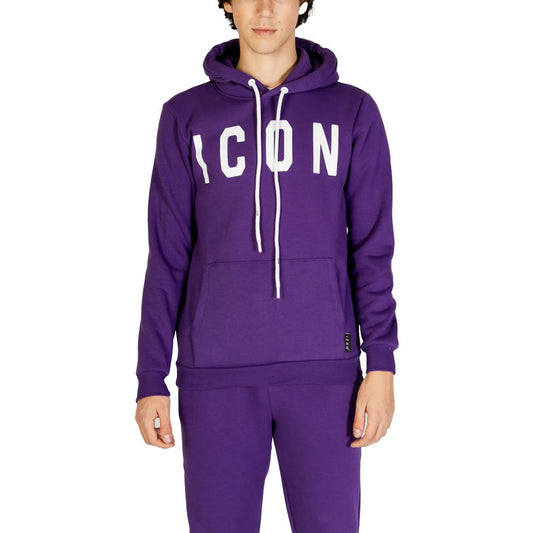 Icon Purple Cotton Hoody