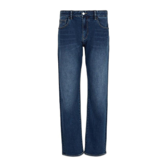 Armani Exchange Blue Cotton Jeans & Pant Armani Exchange Dark Slate Gray