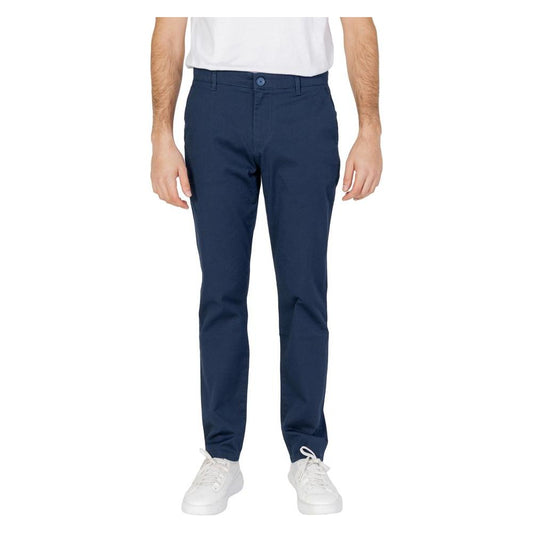Armani Exchange Blue Cotton Jeans & Pant Armani Exchange Dark Slate Gray