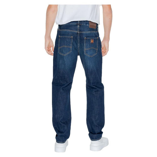 Armani Exchange Blue Cotton Jeans & Pant Armani Exchange Light Gray