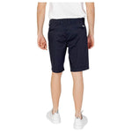 Armani Exchange Blue Cotton Bermuda AR-13327200010-W34