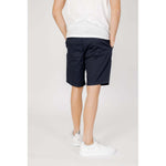 Armani Exchange Blue Cotton Bermuda AR-13327200010-W34