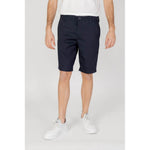 Armani Exchange Blue Cotton Bermuda AR-13327200010-W34