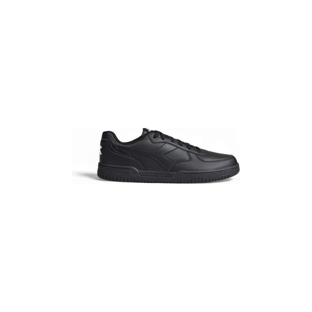 Diadora Black Artificial Leather Sneaker