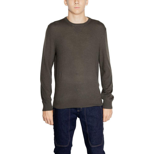 Armani Exchange Green Wool Sweater Armani Exchange Dark Slate Gray