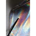 Dolce & Gabbana Silver Iridescent Full Zip Men Bomber Jacket