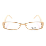 Emilio Pucci Gold Metal Frames glasses, women's style EP213175752 with golden metal finish and dimensions 52/17/135 mm.