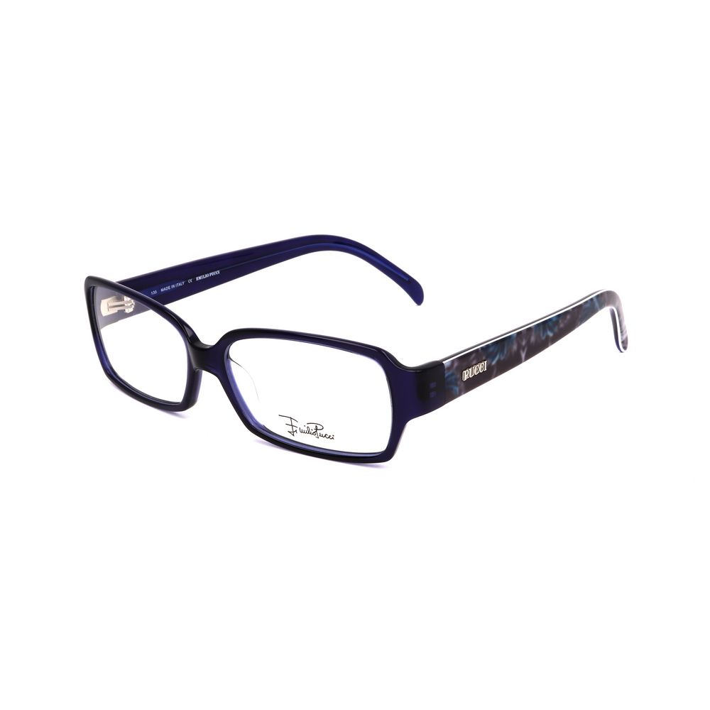 Emilio Pucci Blue Plastic Frames for women, EP265242453, stylish and elegant design, size 53/14/135mm, color blue.