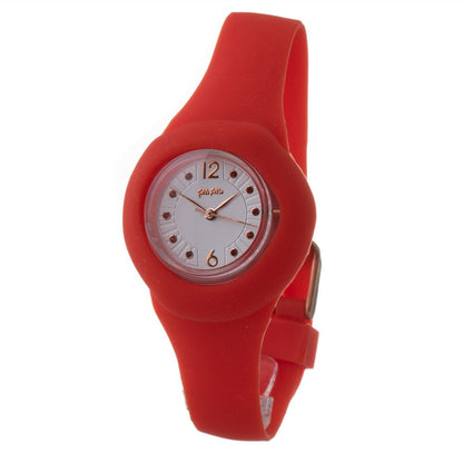 Folli Follie Red Synthetic Dress Watch